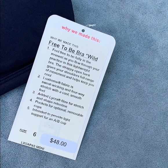 Lululemon to be bra * wild - Picture 2 of 3